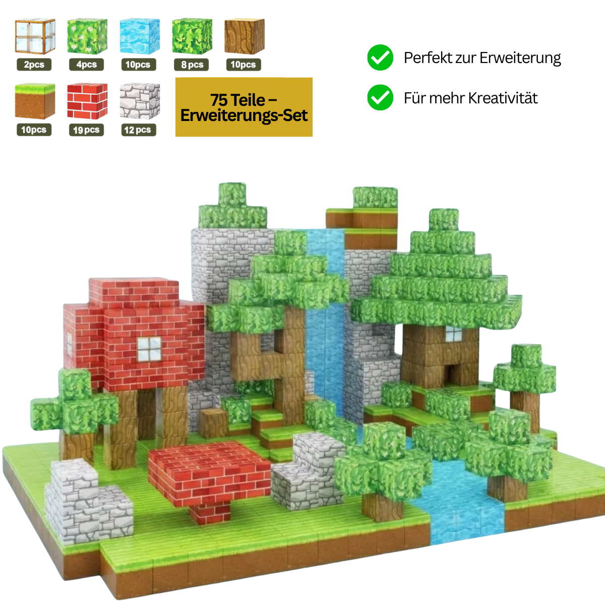Klugolino Magnetwürfel – Stundenlanges kreatives Bauen