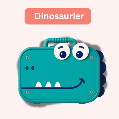 Der Klugolino Kreativkoffer im Dinosaurier Design - grün