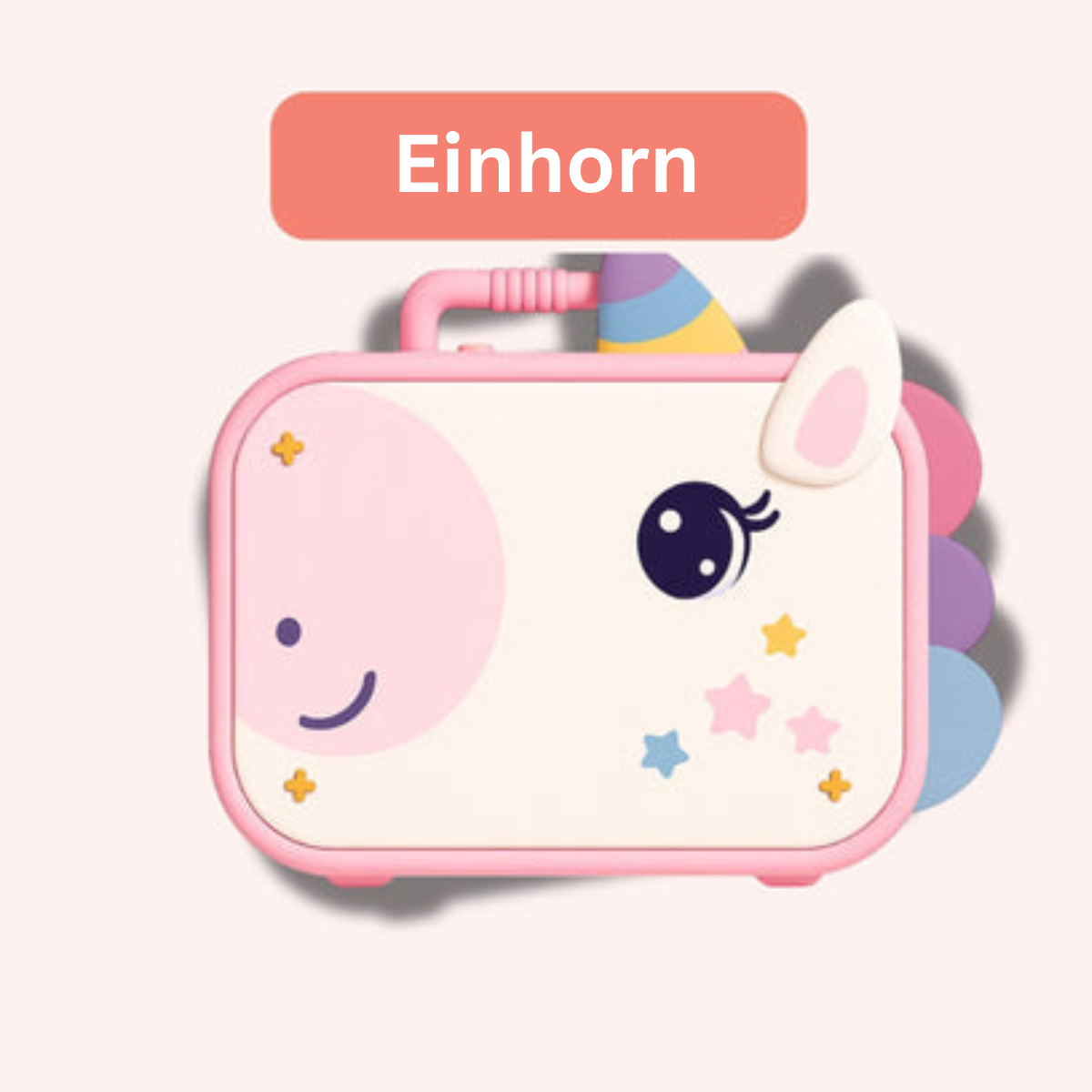 Der Klugolino Kreativkoffer im Einhorndesign - rosa